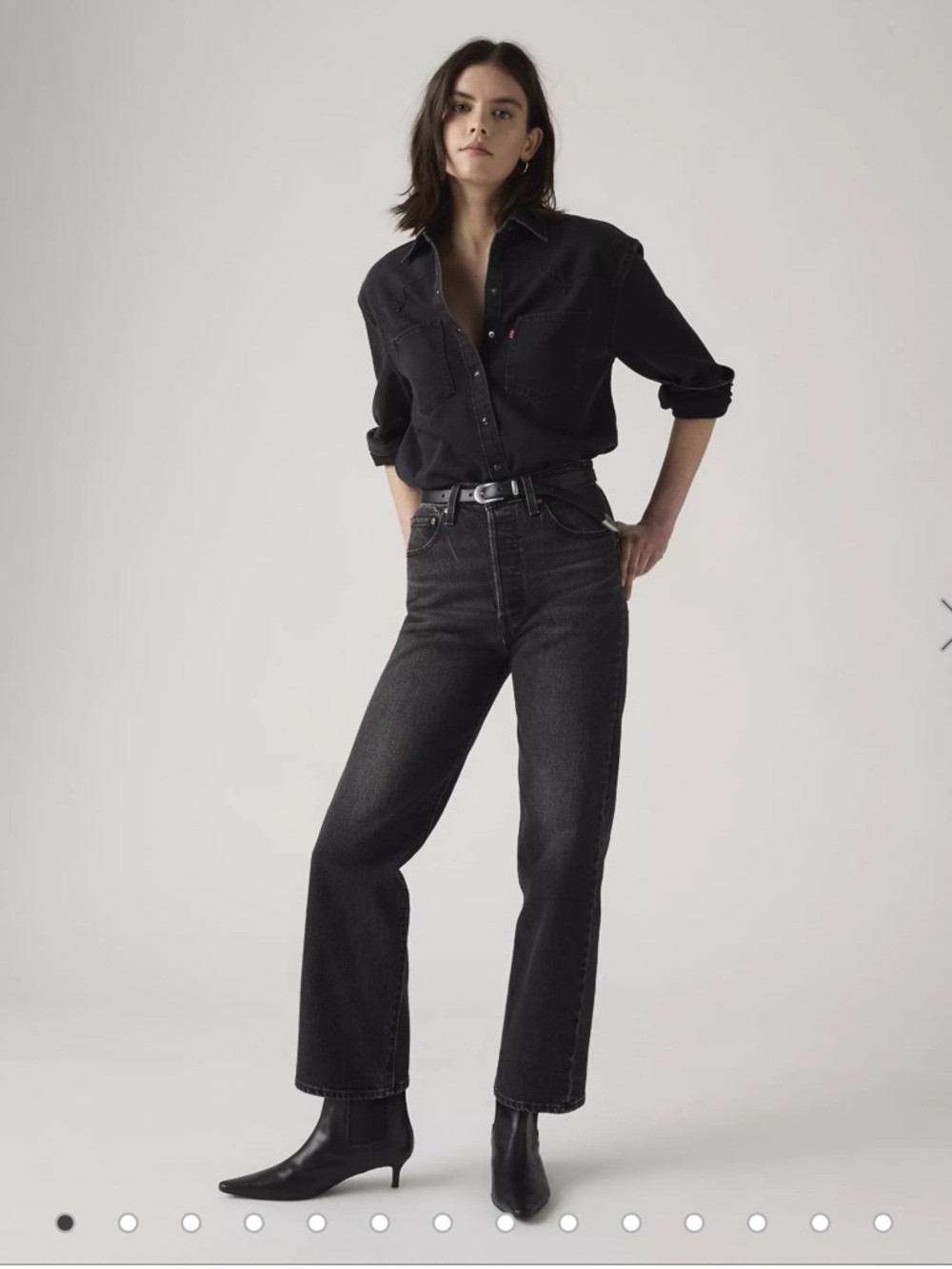 Levi’s Women’s Ribcage Straight Ankle Jeans Size 25 x 31 EUC